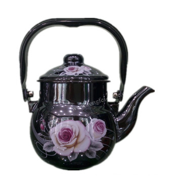 Kitchen Utensils, Enamel Teapot, Enamel Cookware Kettle, Steel Enamel Kettle